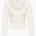 Aritzia  Wilfred Soloist Sweater Light Birch Photo 0