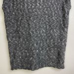 James Perse 3 Sweater Womens Gray Merino Sleeveless Funnel Neck Marled Knit Photo 3
