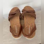 Merrell  Syrah Brown Napa Valley Cork Sling Sandals Leather Straps Comfort Sz 10 Photo 6