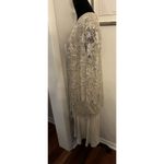 Vintage 1980s David Rose Beige Lace Tunic Top & Pleated Skirt Set Plus Size 18W Photo 1