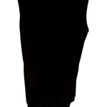 Lulus black bodysuit deep v neckline collared top sleeveless women's size medium Photo 0