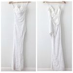Sophia Thomas White Sequin Cut Out Maxi Gown Size 0 Photo 2