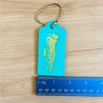 Coach Keychain  Limited Edition Bag Charm Logo Gold Chain Hawaii Stamp
Large Size Photo 5