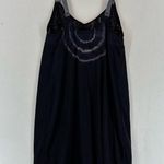 Free People  Intimatley Midi Lingerie Dress Lace Tie Die Petite Small Blue Photo 6
