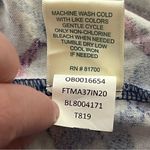 Blair Mock Neck Long Sleeve Top Snowflake Plaid Print Purple M Photo 4