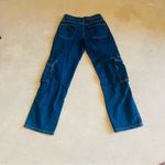 SheIn Women’s Blue Cargo Pants Photo 4