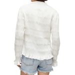 All Saints NWT Ivory White Meg Smocked Button Up Blouse Size 12 Photo 1