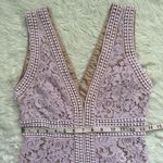 Bardot  Dress Morgan Front Slit Lace Cocktail V-neck Sheath Sleeveless Sz XS Photo 11