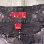 Elle  Tie-Dye Bleach Denim Mini Skirt Photo 4