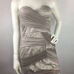 Bebe  Strapless Bodycon Dress Photo 6