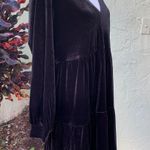 Tach Velour Tiered V neck dress Photo 10