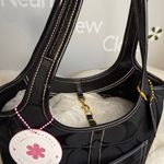 Target y2k COACH Black Signature 2007 Legacy Ergo Hobo Shoulder Bag Photo 5