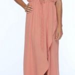 Aila Blue  Carlyle Dress Blush Tie Front Sleeveless Size XS *READ SPOT Photo 2