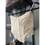 Bardot Eva Bustier Satin Corset Top Champagne Womens Size 8 Photo 6