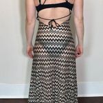 Livystone Black Gold Striped Sheer Beach Coverup Size Small Photo 7