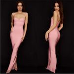 House Of CB Fifi Fairy Pink Bandage Maxi Dress sz XL Photo 2