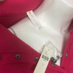 Anthropologie  Daily Practice Polo Knit Mini Tunic Dress Hot Pink Small NEW Photo 9