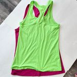 Nike  Green and Pink Workout Tops Small Photo 4