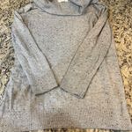 Loft  Light Gray Cowl Neck Sweater Photo 4