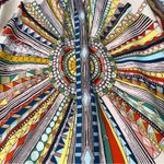 Gibson Latimer Gibson & Latimer Dress Size medium resort Multi color with cutout sleeve detail Photo 1