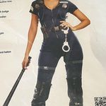 Dreamgirl Lieutenant Ivana Misbehave Halloween Costume Blue Size Small Photo 4