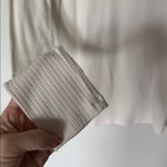 Madewell Antique Cream Ribbed Turtleneck Top Photo 6