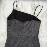 Lulus Take Me Anywhere Silver Sparkly Asymmetrical Bodycon Mini Dress Small Photo 8