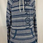 Boards Burton Durable Goods Blue Striped Logo Women’s Hoodie in Medium Photo 10