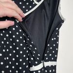 LC Lauren Conrad Lauren Conrad Women’s Sleeveless Polka Dot Peter Pan Collar Dress Black White 10 Photo 6