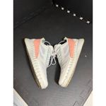 Ecco  Women's White/Peach Nectar Zip Flex Athletic Running Shoes Size 37 US 6-6.5 Photo 4