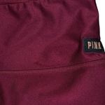 PINK - Victoria's Secret Victorias Secret PINK Ultimate High Waist Metallic Paneled Leggings Burgundy L Photo 3