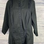 Torrid 2 Blouse Womens 2X Black Hood Eye Closure 3/4 Sleeves Cotton Stretch Photo 1