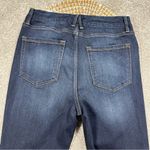 Good American Women’s Good Legs Skinny Jeans High Rise Chewed Hem Dark Wash 8/29 Photo 6