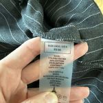 Maniere De Voir  Skort Pinstripe Juliette Size US4 Gray White Photo 3