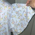 Emma & Michele  Light Blue Floral Blouse Photo 1