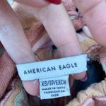 American Eagle size extra small linen blend striped jumper wide leg full length Photo 2