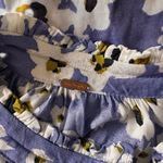 Free People  - Love Letter Floral Tunic Top Blue White Sz S Photo 5