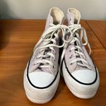 Converse  Chuck Taylor All Star Lift Platform Seasonal Pale Amethyst Sneaker Shoe Photo 3