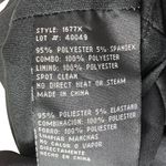 XScape  Black Chiffon Mini Cocktail Dress 4 Rhinestone Cape Arms Flowy Butterfly Photo 9