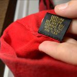 Reba  Red/Black V Neck Embroidered/Beaded Detail L Photo 5