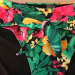 Old Navy  floral bikini bottom, tie front, size L Photo 1