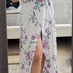 ZARA purple floral print dress Photo 0