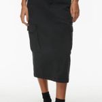 Aritzia TNA  cargo black skirt size 6 Photo 0
