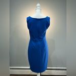 White House | Black Market Blue WHBM Twist Top Sheath Dress Size 8 EUC Photo 1