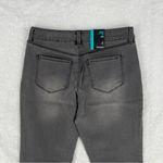 Style & Co . Gray Denim Skinny Jeans Black Embroidery Stretchy NWT Size 4 Photo 6