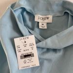 J.Crew Stretch Cotton Blend Mockneck Tank Top in Chateau Blue, Size Medium Photo 3