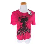Marvel NWT Womens  Artist Series Black Panther Cropped Dye Dip Tee Shirt - Sz 2X Photo 1