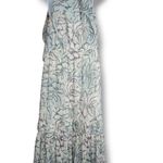 Foxiedox Dress Size Small Women's Maxi Dress Sleeveless High Neck Dress Floral Photo 1