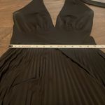 Soprano Vintage Y2K  Black Backless Halter A Line Dress, Size Small Photo 2