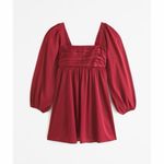 Abercrombie & Fitch  Emerson Satin Long-Sleeve Mini Dress Photo 1